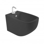 Биде подвесное Axa White Jam 34х52 см керамика черный матовый 3312807