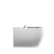Чаша унитаза-компакта напольного Axa Glomp 36,5х66 см керамика белый глянцевый 0201301