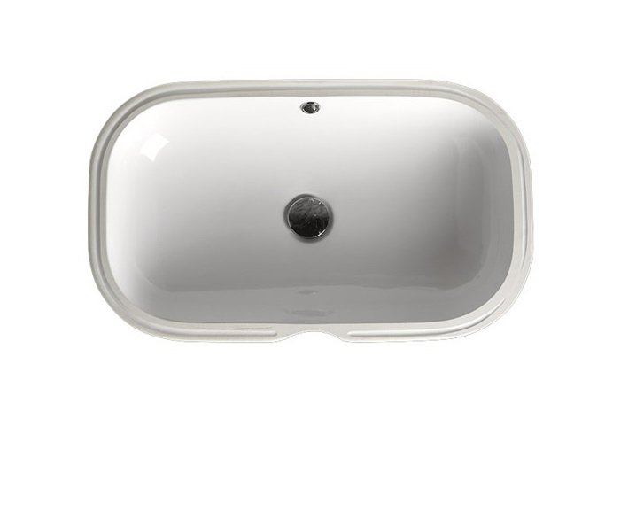 Раковина для ванной Axa Ciotola 66х39,5 см керамика белый глянцевый 1509401