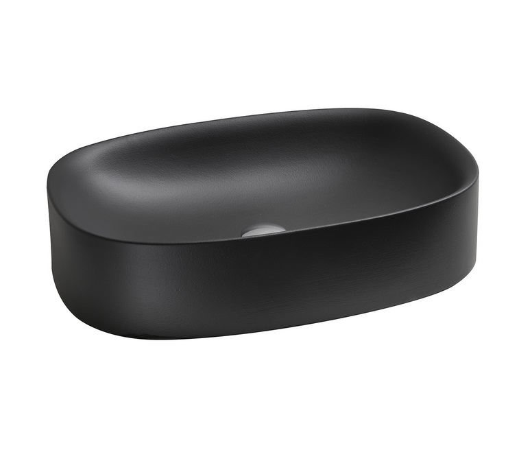 Раковина для ванной Axa Wild 60х40 см керамика черный матовый 3008107