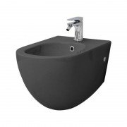 Біде підвісне Axa Glomp 36,5х51 см кераміка чорний матовий 0202007