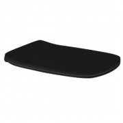 Сиденье с крышкой для унитаза Axa White Jam soft-close черный матовый AF3307