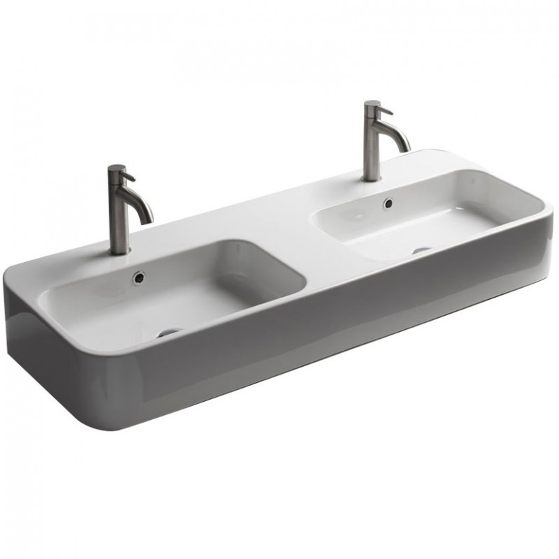 Раковина для ванной Axa Cosa 120х45 см керамика белый глянцевый 8650001