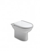 Чаша унітазу-компакта підлогового Hatria Marilyn 37х69 см санфарфор білий Y0QE