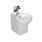 Биде напольное Hatria You & Me 37,5х50,5 см санфарфор белый Y0H3