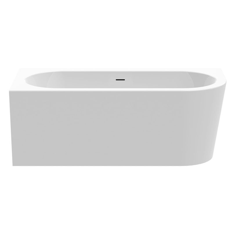 Ванна акриловая Knief Fresh Right 180x80 см с щелевым переливом белый глянцевый 0100232+010009106S