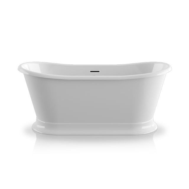 Ванна акрилова Knief Princess I 170x70 см з щілинним переливом білий глянцевий 010008101+010009104