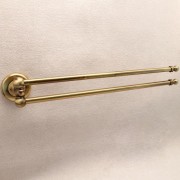 Держатель для полотенец Ibb British 44 см металл бронза BI05BRO
