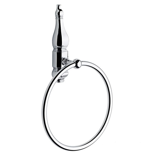 Держатель-кольцо для полотенец Ibb Queen металл хром QN07CRO