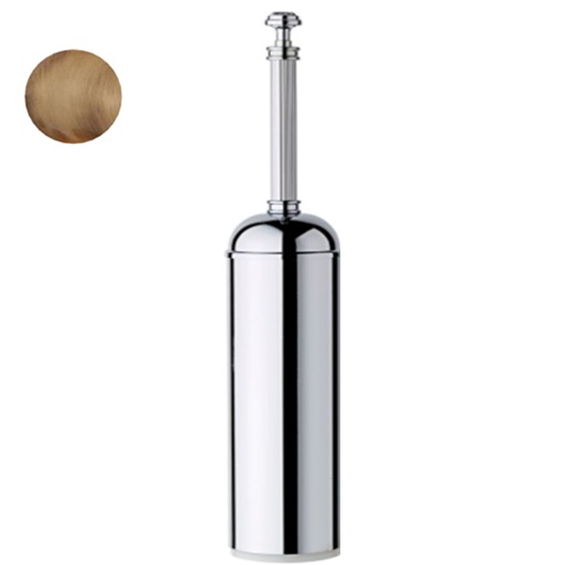 Ершик для унитаза Ibb Queen напольный металл бронза QN12RBRO