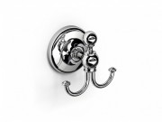 Гачок для ванної Ibb British подвійний метал хром BI09CRO