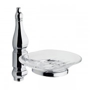 Мильниця для ванною Ibb Queen настінна метал/скло хром QN01CCRO