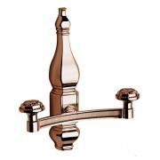 Гачок для ванної Ibb Queen подвійний метал бронза QN08BRO