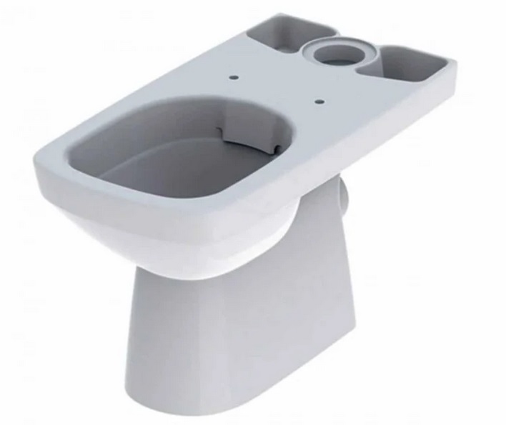 Чаша унітазу-компакта Geberit Selnova Square безободковая 35х68 см фарфор білий 500.152.01.1