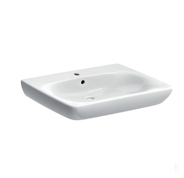 Раковина для ванної Geberit Selnova Comfort 65х55 см фарфор білий 500.292.01.1