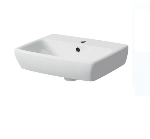 Раковина для ванної Geberit Selnova Square 45х35 см фарфор білий 500.322.01.1