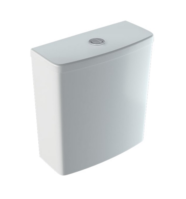 Зливний бачок для унітазу-компакта Geberit Selnova Square 37х39 см фарфор білий 500.266.01.1