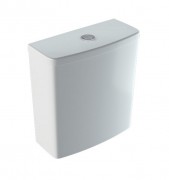 Сливной бачок для унитаза-компакта Geberit Selnova Square 37х39 см фарфор белый 500.266.01.1