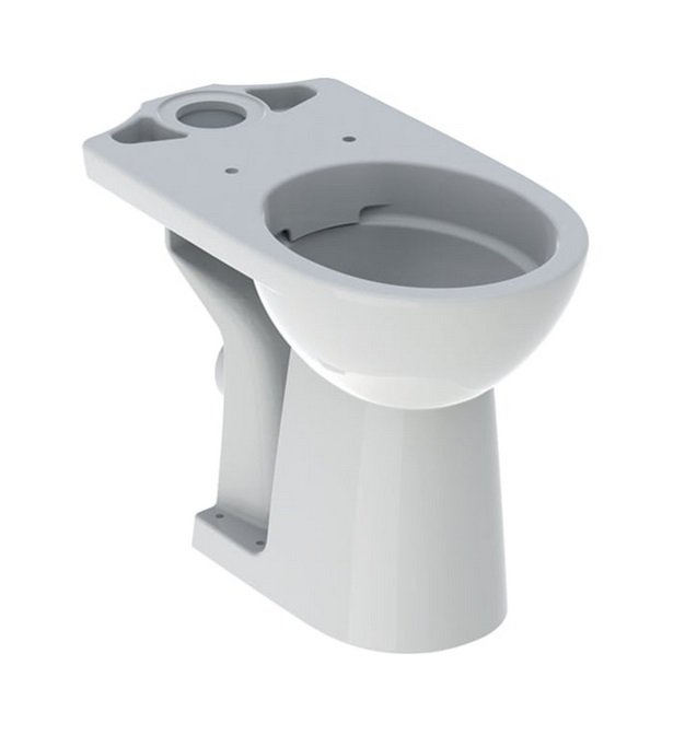 Чаша унитаза-компакта Geberit Selnova Comfort безободковая 35,5х65,5 см фарфор белый 500.486.01.1