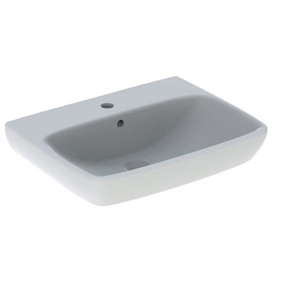 Раковина для ванной Geberit Selnova Square 60х46 см фарфор белый 500.300.01.1