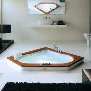 Ванна акрилова Jacuzzi Aura Corner 140 з гідромасажем і панеллю 140х140 см 9F43-492A