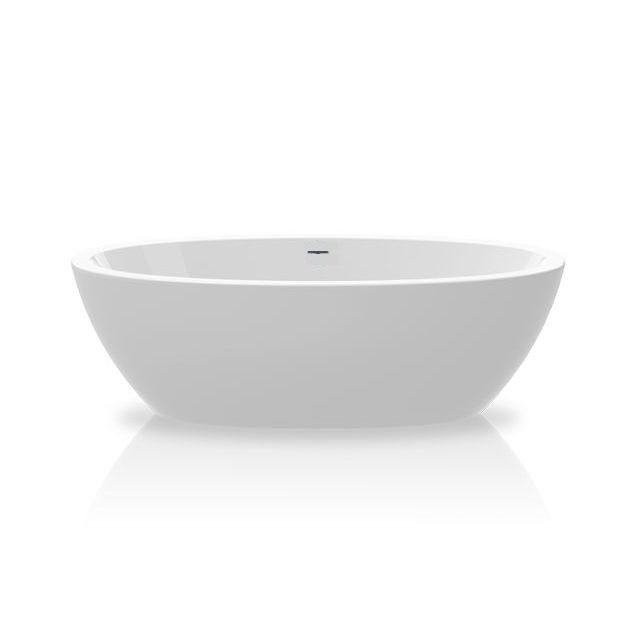 Ванна акриловая Knief Loom 190x95 см с щелевым переливом белый матовый 0100288WM+010009106S