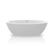 Ванна акрилова Knief Loom XS 170x85 см з щілинним переливом білий глянцевий 0100258+010009106S