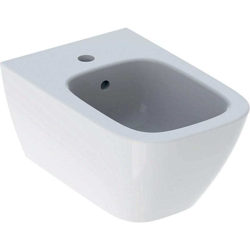 Биде подвесное Geberit Smyle Square 35х54 см фарфор белый 500.209.01.1
