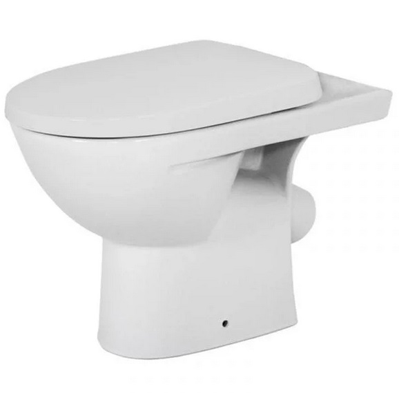 Чаша унітазу-компакта підлогового Kolo Status 36х64,5 см горизонтальний випуск кераміка білий S23310200