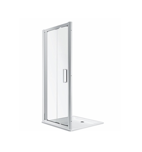 Душові двері Kolo Geo Bifold складається 80х190 см срібний блиск/прозоре скло Reflex 560.116.00.3