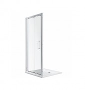 Душевая дверь Kolo Geo Bifold складывающаяся 90х190 см серебряный блеск/прозрачное стекло Reflex 560.126.00.3