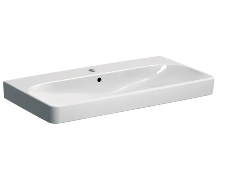 Раковина для ванной Geberit Smyle Square 90х48 см фарфор белый 500.251.01.1