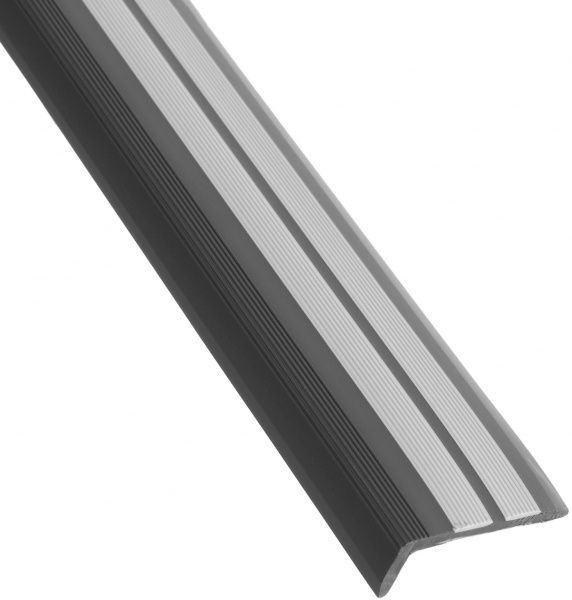 Антиковзаючий кутовий профіль Salag Cirrus ПВХ 0.91 м чорний 132004