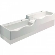 Раковина для ванной Geberit Bambini для детей левая 180х41,5 см Varicor альпин белый 430000016