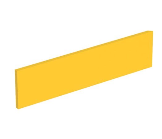 Декоративная боковая панель для раковины Geberit Bambini Varicor желтый 431020304