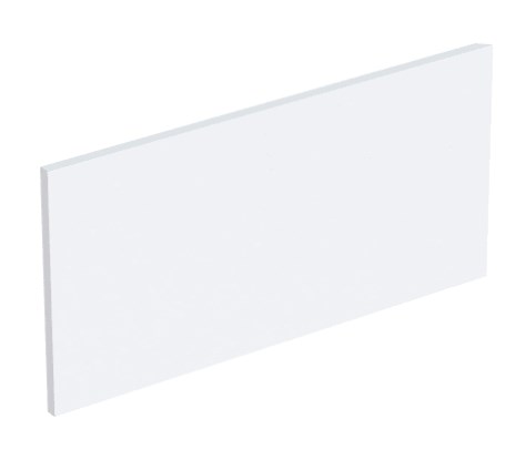 Декоративная боковая панель для раковины Geberit Bambini Varicor альпин белый 431030016