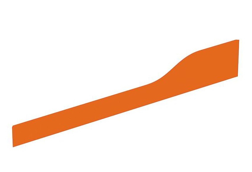 Декоративная фронтальная панель для раковины Geberit Bambini левая Varicor оранжевый 430310301