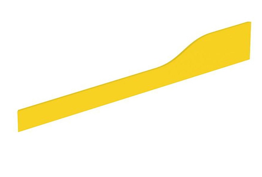 Декоративна фронтальна панель для раковини Geberit Bambini ліва Varicor жовтий 430310304