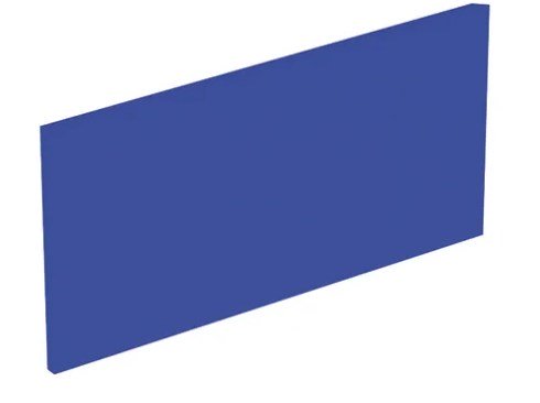 Декоративна бічна панель для раковини Geberit Bambini Varicor синій 431030226