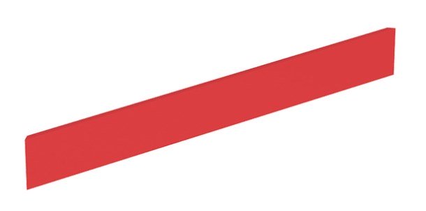 Декоративна фронтальна панель для раковини Geberit Bambini Varicor червоний 430210227