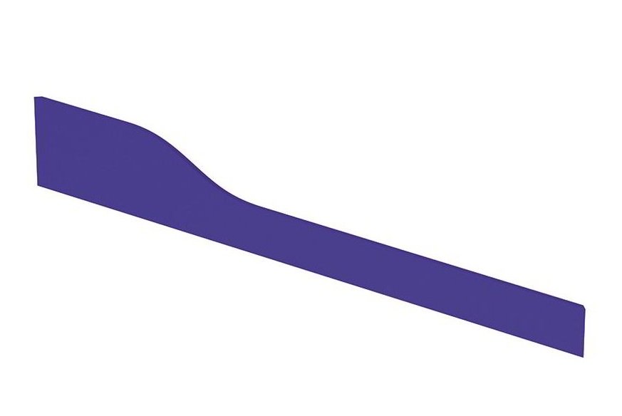 Декоративна фронтальна панель для раковини Geberit Bambini права Varicor синій 430360226