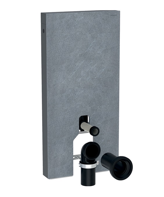 Система інсталяції для підлогового унітазу Geberit Monolith 101 см кераміка сланець/алюміній чорний хром 131.001.00.5