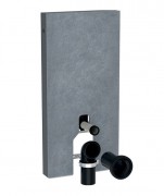 Система інсталяції для підлогового унітазу Geberit Monolith 101 см кераміка сланець/алюміній чорний хром 131.001.00.5