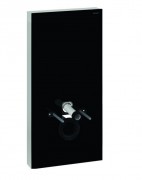 Система інсталяції для підвісного унітазу Geberit Monolith Plus 101 см чорне скло/алюміній чорний хром 131.221.SJ.6