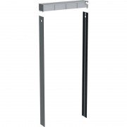 Комплект крышки и боковых накладок для сантехнического модуля Geberit Monolith алюминий черный хром 131.195.00.1