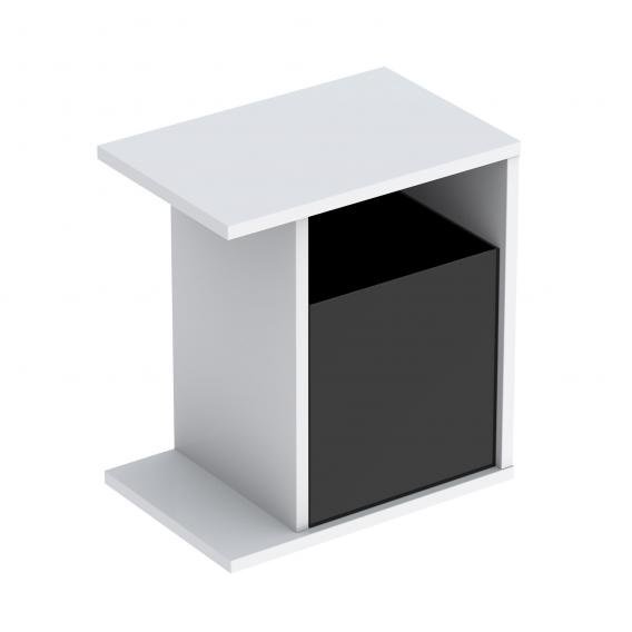 Шкафчик подвесной Geberit iCon 37х40 см с многофункциональным ящиком ДСП/оргстекло белый матовый 841137000