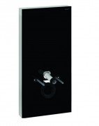 Система инсталляции для подвесного унитаза Geberit Monolith Plus 101 см черное стекло/алюминий черный хром 131.221.SJ.6
