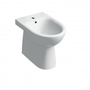 Биде напольное приставное Geberit Selnova 35х53 см фарфор белый 500.289.01.1