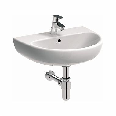 Раковина для ванной Geberit Selnova 55x44 см фарфор белый 500.315.01.1