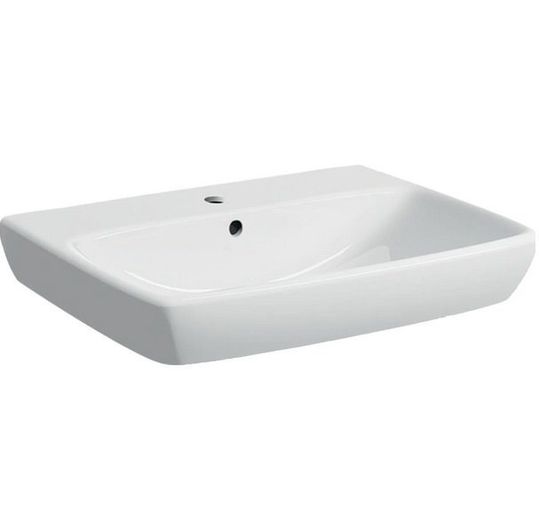 Раковина для ванної Geberit Selnova Square 65x48 см фарфор білий 500.299.01.1